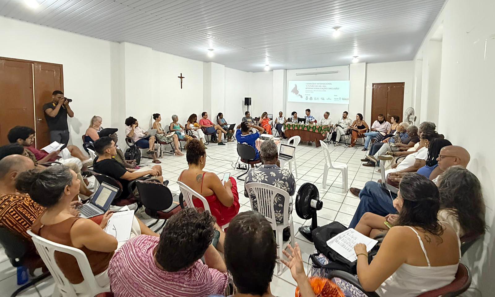 Fig. 2: IIAS Director Philippe Peycam participates in the international seminar O Futuro do Sul-Sul on the future of South-South collaboration, convened in Bahia, Brazil, February 2026. (Photo courtesy of Laura Erber, 2026)